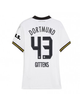 Billige Borussia Dortmund Jamie Bynoe-Gittens #43 Tredjedrakt Dame 2024-25 Kortermet